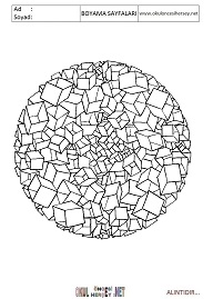 Mandala boyama sayfaları